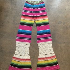 Jen’s Pirate Booty Multicolor Serape Flares